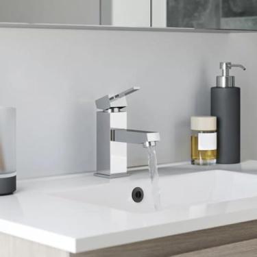 Imagem de 1 anel de transbordamento de pia, tampa de furo de transbordamento, acessórios de drenagem de lavatório de mão, adequado para banheiro, decoração de pia de cozinha (preto)