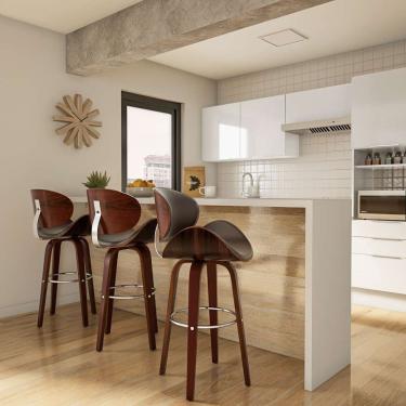 Imagem de Banqueta Giratória Arnhem Marrom