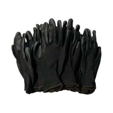 Imagem de Luvas De Segurança Revestidas De Poliuretano 10-30 Pares Sem Logotipo 