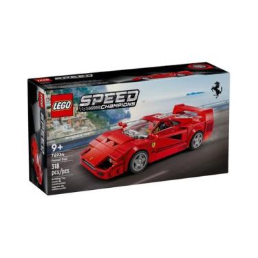 Imagem de Ferrari F40 SuperCar LEGO Speed Champions F40 318 Peças com Mini figur