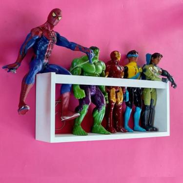 Imagem de Estante Organizadora de Bonecas Barbie Prateleira Para Bonecos Marvel 