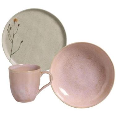 Imagem de Aparelho de Jantar 12 Peças Cerâmica Porto Brasil Orgânico Jogo Pratos