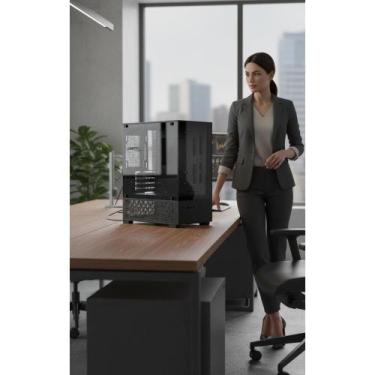 Imagem de Gabinete Gamer Mini-Tower Vidro Lateral Visual Moderno - Congratulatio