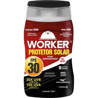Imagem de Protetor Solar Fps30 120ml Worker