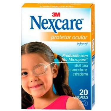Imagem de Protetor Ocular Infantil Nexcare 20 Unidades - 3M