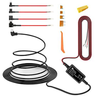 Imagem de Kit de fio rígido para câmera de painel, fusível micro USB para Dashcam, Bangjia 12 V-24 V para 5 V/2 A cabo de alimentação do carregador da câmera do painel do carro (3,5 m