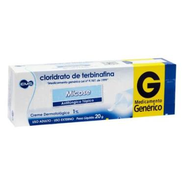 Imagem de Cloridrato de Terbinafina 10mg Creme Genérico Ems 20g EMS
