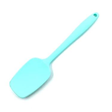 Imagem de Espátula Reta De Cozinha Em Silicone Para Pães E Bolos 27cm (Verde)