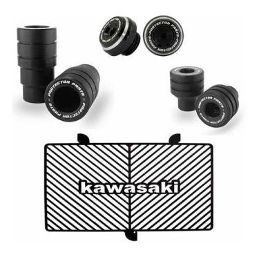 Imagem de Kit Slider Diant + Tras + Tela + Tampa Oleo Z750 08 / 12 - PROTECT PAR