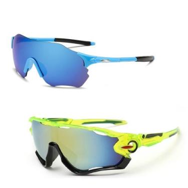 Imagem de Kit 2 Óculos Espelhado Uv 400 Bike Corrida Ciclismo Mtb  - PENDULARI