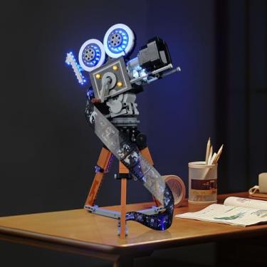 Imagem de Rorliny LED Light Kit for Lego Disney Walt Disney Tribute Camera 43230 Building Set, Optical Control Version Lighting kit for Lego 43230-Light Control Version (Lights Only, No Lego Set)
