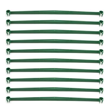 Imagem de Saihisday 100 peças de braços de estaca para gaiola de tomate, conectores de treliça expansíveis de 30 cm para plantas trepadeiras, plantas de jardim, vegetais (sem estaca, diâmetro da baioneta: 11