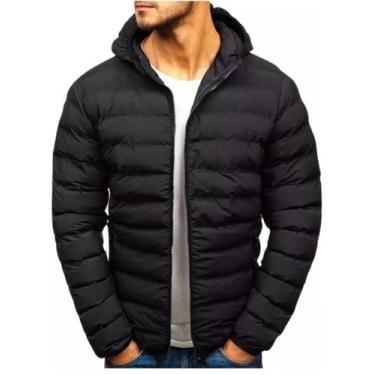 Imagem de Casaco luxo bobojaco  capuz removível impermeável - b&b - Krayani, M