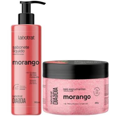 Imagem de Kit Sabonete Liquido + Sais Corpo E Rosto Labotrat Dia A Dia Cheiro De