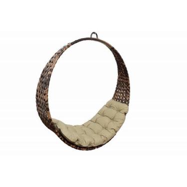 Imagem de Balanço suspenso redondo 140 cm - Fibra sintética by DeckDecor - Deck 