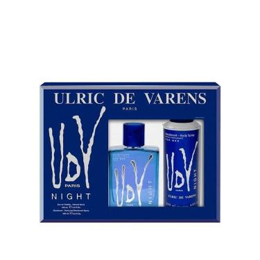 Imagem de Kit Ulric De Varens Udv Night Masculino - Eau De Toilette 100ml + Desodorante 200ml