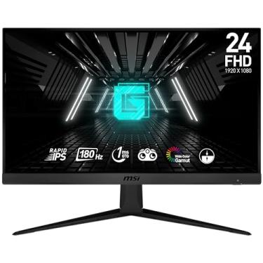 Imagem de MSI FHD Rapid IPS Gaming Free Sync 1ms 1920 x 1080 180Hz Taxa de atualização monitor de jogos de 24 polegadas (Optix G2412F)