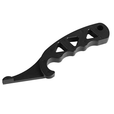 Imagem de Asixxsix Maca de Cordas de Guitarra, Ferramenta de Manutenção de Guitarra de Plástico Preto Dispositivo Multifuncional de Melhoria de Afinação de Guitarra para Violino Elétrico