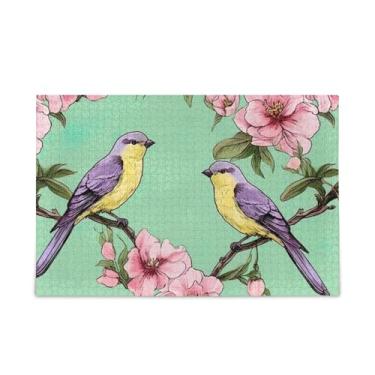 Imagem de WELLDAY Quebra-cabeça jardim pássaros 1000 peças grande jogo de arte para adultos adolescentes