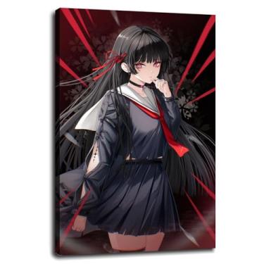 Imagem de Wuthering Canvas Prints Waves Sailor Poster Wall Art For Home 1 peça Decorações com moldura 91.4 cm x 61.0 cm