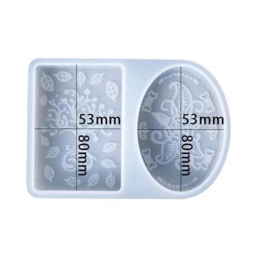 Imagem de Molde De Silicone Para Sabonete Artesanal Quadrado DIY Em Forma De Fol
