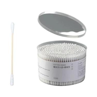 Imagem de Cotonetes Cosméticos De Ponta Dupla Para Mulheres, 500 Unidades, Para 