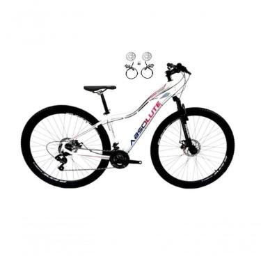 Imagem de Bicicleta Aro 29 Absolute Hera Feminina 24v Freio Hidraulico Garfo Suspensão Mtb Alumínio branco Tam: 17