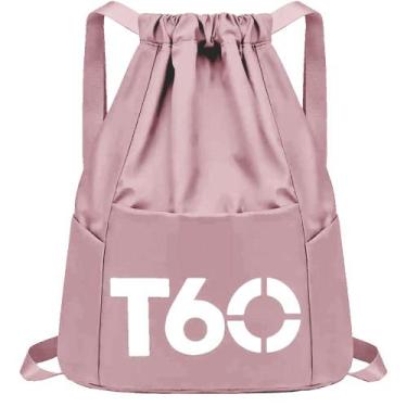 Imagem de Bolsa T60 Esportiva Unissex Rosa Academia Reforçada, Rose