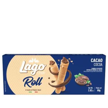 Imagem de Canudinhos de Wafer Chocolate Lago 80g