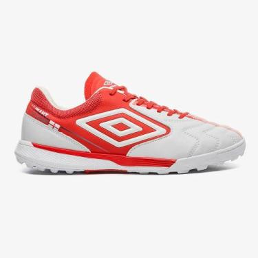 Imagem de Chuteira Society Umbro Adamant Master Class Pro Bump England, 43, Verm