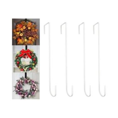 Imagem de Suporte Para Guirlanda Floral De Natal Para Pendurar Na Porta, Sem Pre