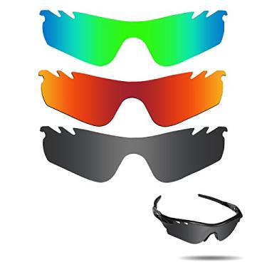 Imagem de Lentes Fiskr de substituição para Oakley RadarLock Path Ventiladas Pacote com 3 pares