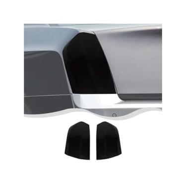 Imagem de HTHE Capa de proteção de luz traseira para Chrysler 300 300C 2011-2014+, acessórios externos da tampa da luz traseira, preto fumado