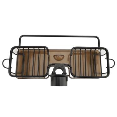 Imagem de Generic Rack de Armazenamento de Esponja de Torneira, Fácil de Instalar, Secagem Rápida, Organizador de Torneira de Pia de Cozinha, Multifuncional, Alta Capacidade de Carga para Sabão (Preto)