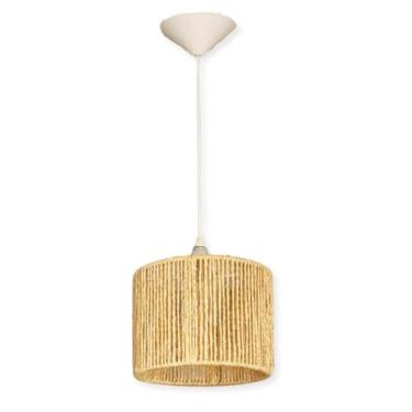 Imagem de Pendente de Sisal Feito à Mão 20x15 cm – Ideal para Ambientes Aconchegantes e Sustentáveis