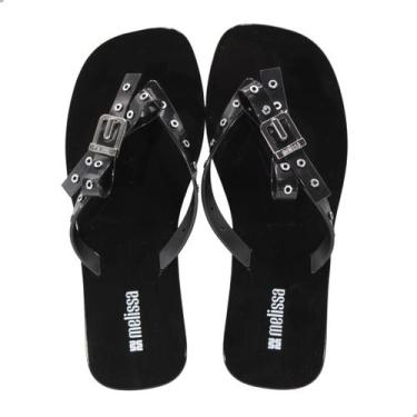 Imagem de Tamanco Melissa Harmonic Squared Ad Preto, Pt, Preto, 37