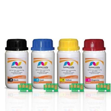 Imagem de Combo 20 Toner Refil TankFull Para Samsung CLT-504S + 20 Chips CMYK - 