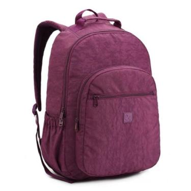 Imagem de Mochila Escolar Juvenil Bolsa Grande Feminina Menina Crinkle - Denlex,