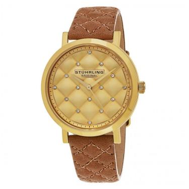 Imagem de Relógio Feminino Stuhrling Audrey 462 Quartzo 38mm, Marrom