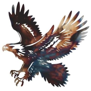 Imagem de ICE ARMOR Decoração de parede de caça de águia de 38 cm de largura Estátua, escultura, ornamento, decoração de casa/quarto, ideias para inauguração de casa, feriados e aniversários, ótima adição