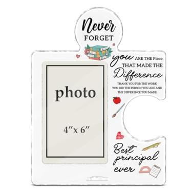 Imagem de CIANMGD Presentes de agradecimento principal para mulheres e homens, presentes de agradecimento para o diretor, você é a peça que fez a diferença, moldura acrílica de quebra-cabeça, foto de 10 x 15 cm