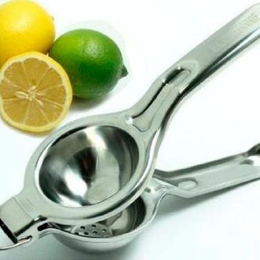Imagem de Espremedor de suco de limão, prensa manual, tipo 6 cm, alumínio - Ligh