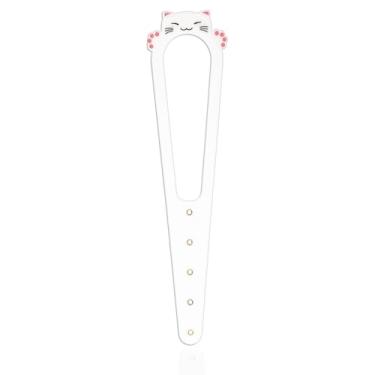 Imagem de PEOVLVN Tampa de porta de gato, 5 tamanhos ajustáveis, trava de porta Buddy Cat para manter o cão fora da caixa de areia e suporte de porta de comida para gatos, sem necessidade de ferramentas e sem