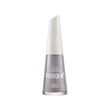 Imagem de Esmalte Risqué Doce Pérola Nude Cremoso - Hipoalergênico 8ml, Nude, 8m
