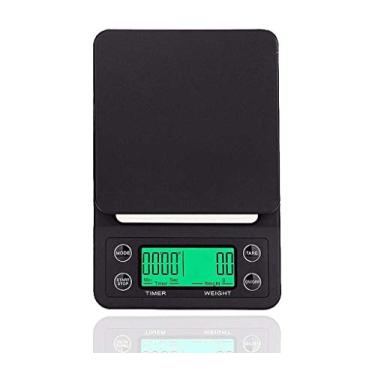Imagem de balança de comida digital balanças de cozimento de comida de cozinha digital, sensores balança de comida plana balança de tempo de cozinha em miniatura