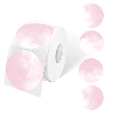 Imagem de Etiquetas Térmicas Starboling 5cm - Rosa Watercolor - Pacote com 600 U