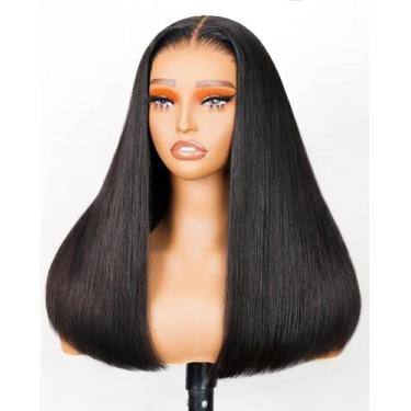 Imagem de Peruca de Cabelo Humano Arabella Hair 5x6 - Lisa, 16", 230% de Densida