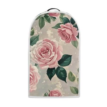 Imagem de AZULCUSTO Capa para liquidificador, suporte com estampa rosa, capa protetora universal, antiarranhões, acessórios de eletrodomésticos, estampas modernas para mulheres, decoração de casa