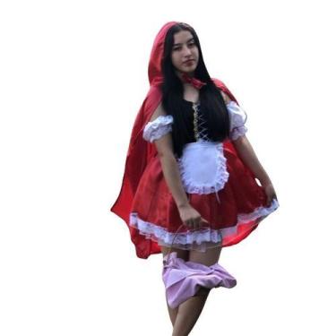 Imagem de Fantasia Chapeuzinho Vermelho com capa - Princesa Urbana, GG