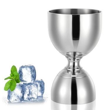 Imagem de YBEATY Jigger Pro Jigger para Bartending Sino Pesado Coquetel Medidor de Bebida Aço Inoxidável Jigger Duplo Ferramenta de Barra de Medição À Prova de Ferrugem Lavável na Máquina de Lavar Louça